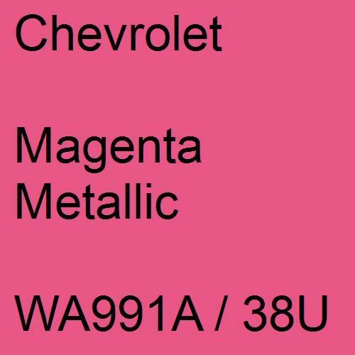 Chevrolet, Magenta Metallic, WA991A / 38U.